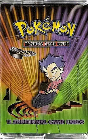 Versiegeltes Booster-Pack Gym Challenge · Koga